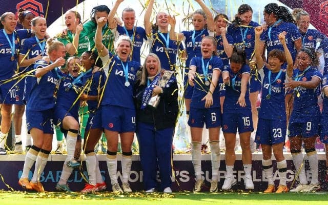 最終節6ゴールで圧勝したチェルシーが驚異の5連覇達成！シティとチェルシーの優勝争いは得失点差で決着【FAWSL】