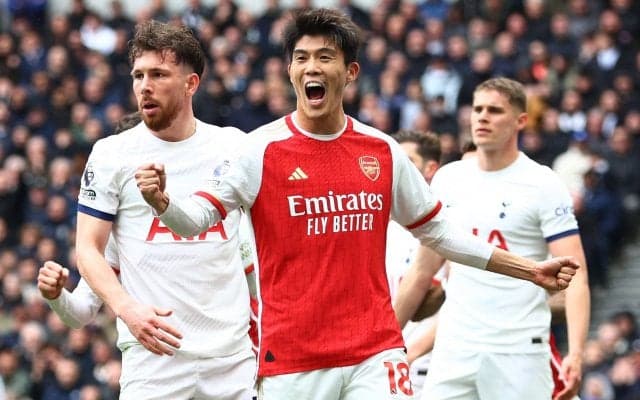 アーセナル冨安健洋、大一番でスタメン出場！ プレミアリーグ優勝が懸かったエヴァートン戦で左SBを担う！ エースのサカが怪我で欠場