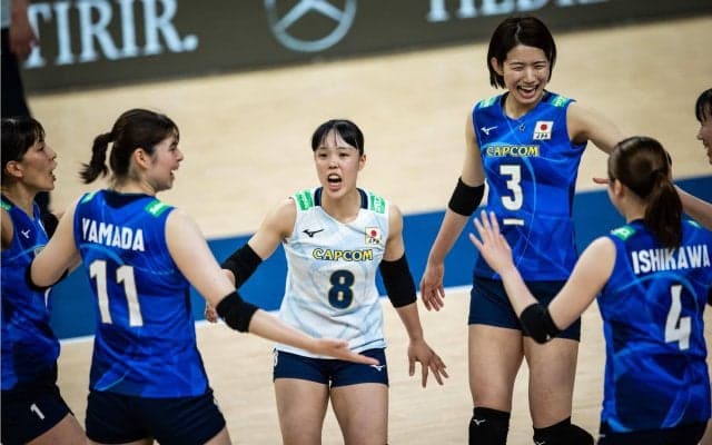 女子日本代表　ポーランドに敗れVNL2024初黒星