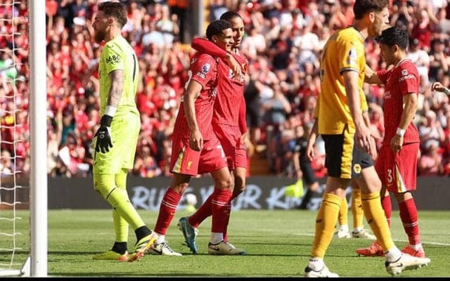 10人ウルブスに勝利のリバプール、クロップのラストマッチを白星で飾る【プレミアリーグ】