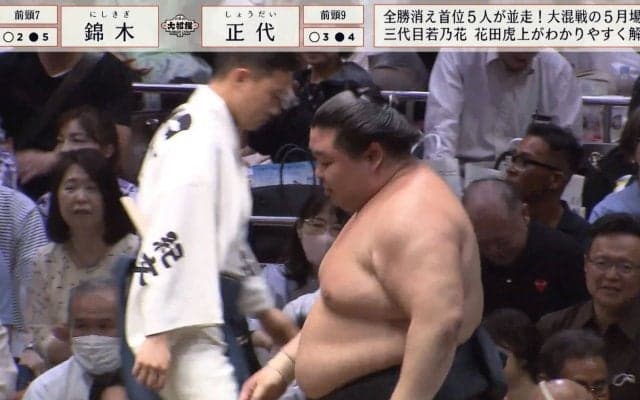 元大関、土俵際で待っていた“落とし穴”に失速…まさかの光景に視聴者騒然「嘘やろ？」「そこから負けるの？」