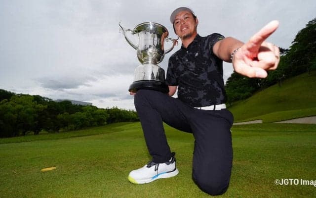 幡地隆寛、日本ツアー初優勝で嬉しいウォーターシャワー「ようやくかけられる側に」