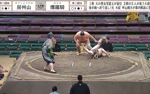 序二段で聞きなれない“特殊技”が炸裂！ 発生割合0.03％の決まり手に「珍手キタ！」「名前が怖い」ファン騒然