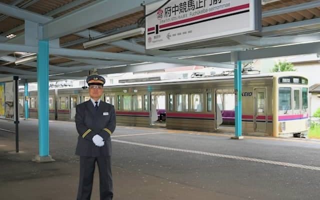 日本ダービー当日は京王電鉄にとっても“大一番” 府中競馬正門前駅長「今から緊張しています」