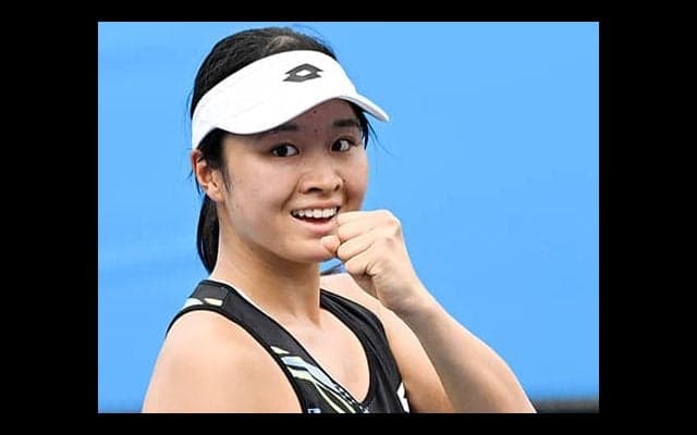 齋藤咲良、四大大会初挑戦で勝利 