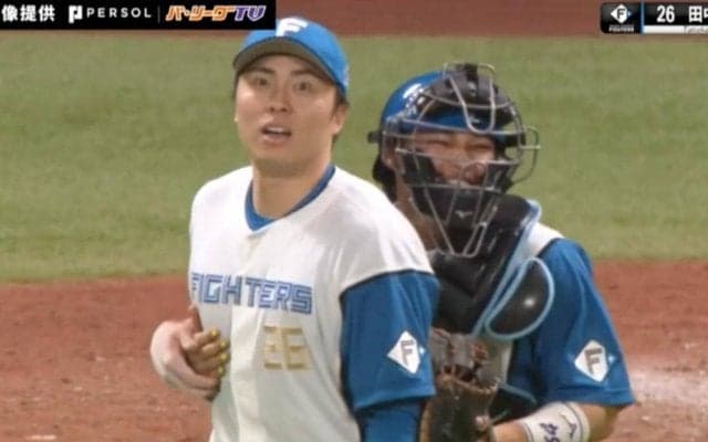 球場熱狂！日本ハム・ジャスティス田中正義のピンチを切り抜けた“豪速球ストレート”がエグすぎる　解説者も唸った圧巻投球にファン歓喜「この安心感」「表情も変わった」　
