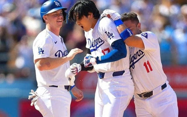 大谷翔平をくしゃくしゃに…“犯人”発覚に「泣ける」　まさかの人物登場にファン感涙