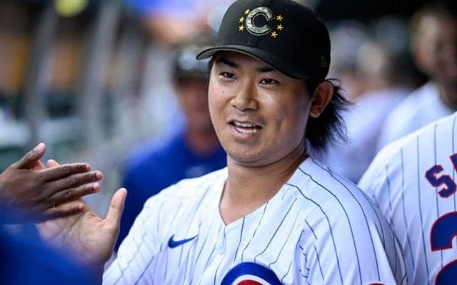 “モデル級”長身美女に囲まれ「可愛い」　今永昇太に日米羨望「スタイルいいなぁ」