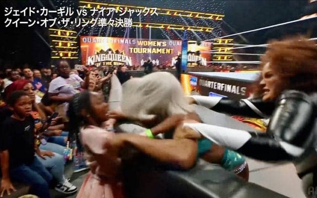 123キロ巨漢女子レスラーが対戦相手の娘を…　リングサイドであり得ない暴挙「子供になんてことを」狂気のヒールっぷりが凄すぎると話題に