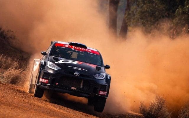 オーストラリアラリー選手権フォレストラリーでトヨタGRヤリス・ラリー2のハリー・ベイツが勝利