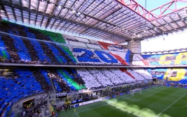 「世界一だ」「こんな凄いの初めて」セリエA王者インテルの“コレオグラフィー”が圧巻すぎて話題！「なんて美しいんだ」「芸術劇場サンシーロ」などファン衝撃