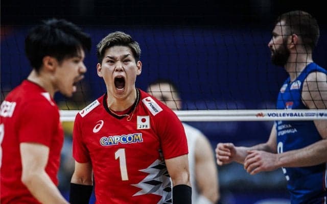 男子日本代表　セルビアをストレートで下し2連勝