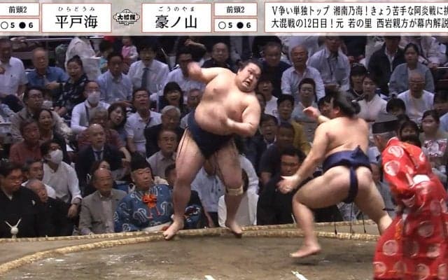 力士が土俵際で見せた“スゴイ”表情「顔芸はずるいw」「これはガチ」反響相次いだ白熱の瞬間