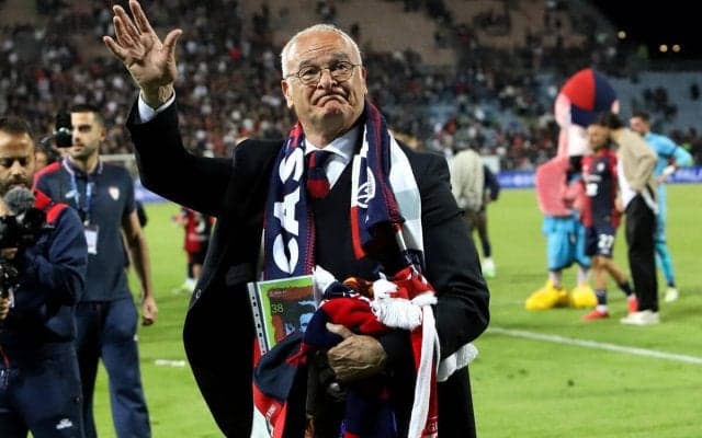 カリアリの指揮官を退任したラニエリ監督、クラブの指揮は終了「他のクラブを指導することはない」