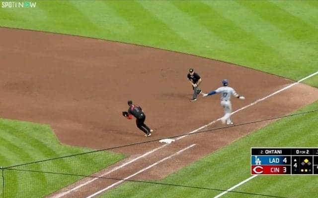 どうした、大谷翔平！？異例“猛アピール”　死に物狂いで激走→カメラが一瞬拾った“衝撃音声”に驚愕