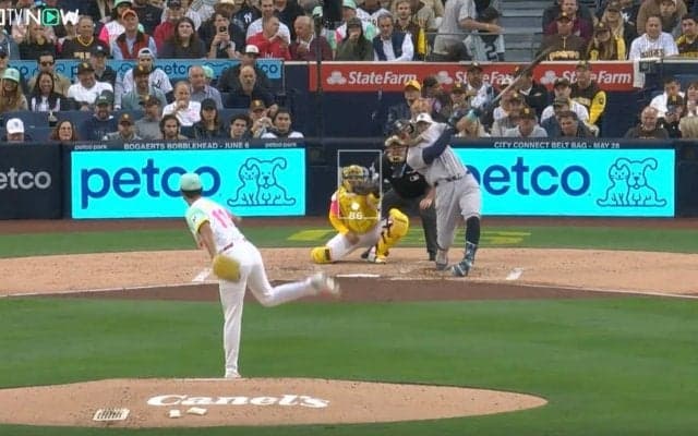 衝撃の飛距離！ダルビッシュに一体、何が起きた…！？ 大谷翔平のライバルがヤバすぎる　ヤンキースの62発男・ジャッジの高速着弾する豪快アーチが話題に「エグいな…」「怪物だな」