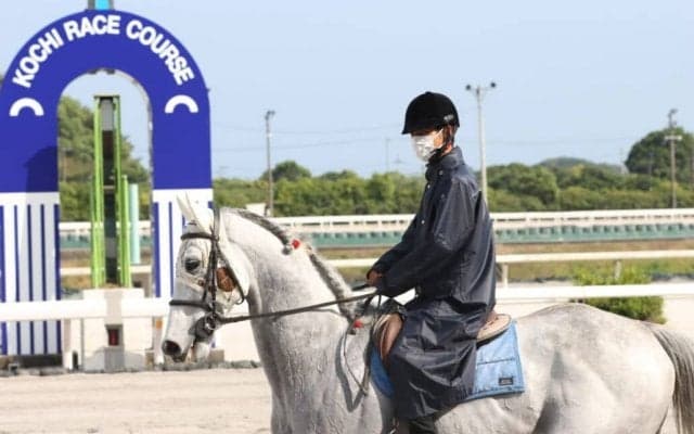 【高知競馬】ジョーアラビカが誘導馬デビュー