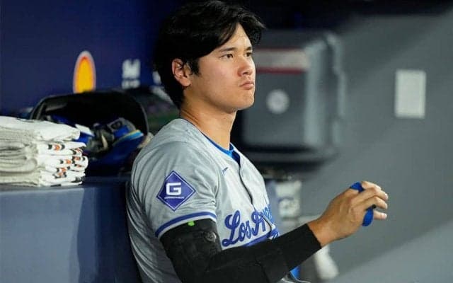 大谷翔平、11打席ぶり安打も全力疾走せぬ異変　今季2度目の3三振…ド軍ワースト4連敗