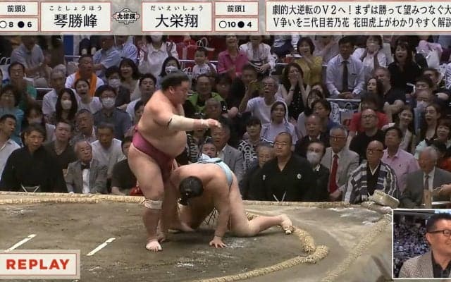 「外国人女性ファンのリアクションが…」大相撲の熱戦が生んだ一コマにファン注目「お口あんぐり」の瞬間