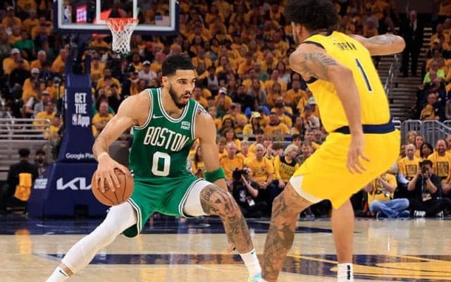 劇的3Pでペイサーズに逆転勝利…スウィープ勝ちのセルティックスが2年ぶりのファイナルへ