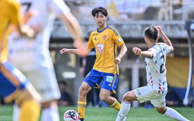 【J2仙台で成長する、J1川崎の若武者2人の現在地(2)】名願斗哉が「得点に繋げることができなかったっていう事実を受け止めなければいけない」と話す強い気持ち。勝利と得点を求め