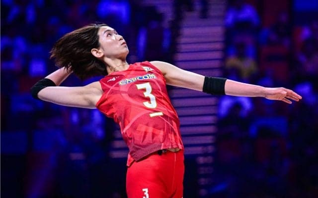 女子日本代表　古賀29得点、石川22得点をあげるがブラジルにフルセットで敗れ2敗目