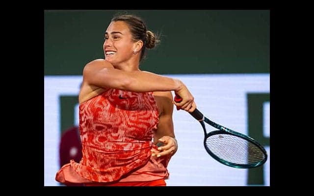 全豪OP女王サバレンカ 盤石の初戦突破