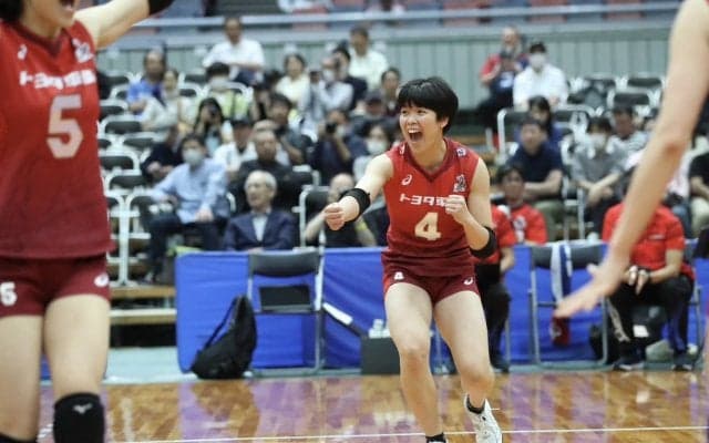 笠井季璃（トヨタ車体） Vリーグの壁も成長のきっかけに 「ほんとうに幸せ。うまくいかないことも楽しい」