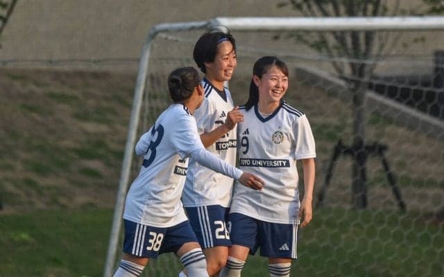 [女子サッカー]ＤＦ長尾が１Ｇ２Ａの活躍で、東国大相手に４－２の快勝！