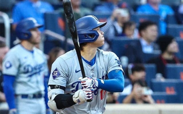 大谷翔平、今季初の得点圏での一発　2死二塁から豪快弾…ここまでソロ8本、走者一塁5本