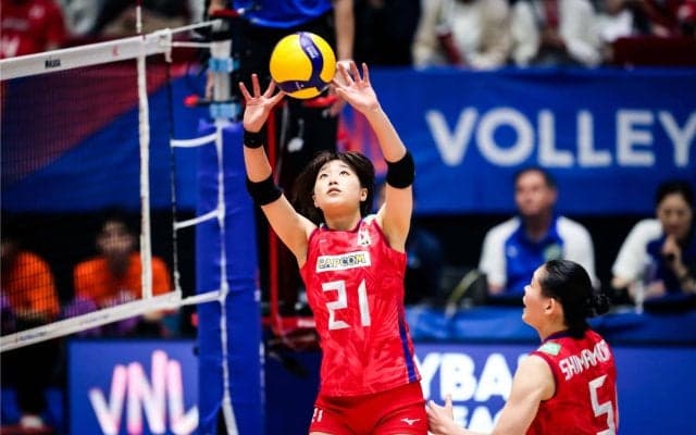 女子日本代表　VNL2024第2週メンバーを変更　和田由紀子に代わり松井珠己を登録