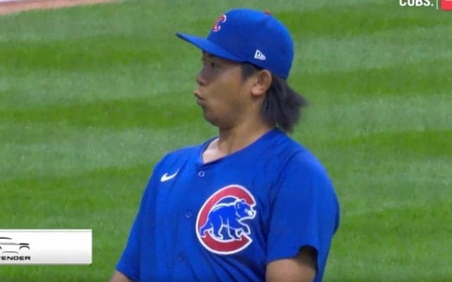 え、マジ？ 今の見た…？ カブス・今永昇太に一体、何があったのか！？ 一瞬だけ見せた“表情”にファン注目「ガチで驚いてるｗ」「いつも楽しそう」