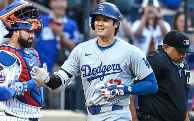 大谷翔平がNYで衝撃“コラボ”　米記者が偶然捉えた奇跡の瞬間「流石やな」