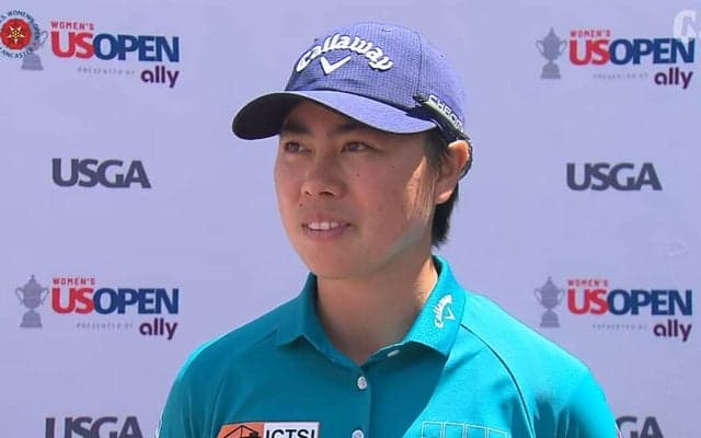 笹生優花「集中して頑張りたい」　3打差3位で決勝ラウンドへ