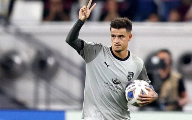 コウチーニョが母国に帰る？ カタールでも輝けず…古巣復帰の意思を示し、アストン・ビラと交渉へ