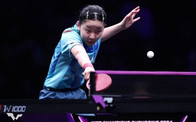 張本美和、東京五輪金・陳夢相手に第3ゲーム奪取の奮闘も…  1－3で敗れベスト4進出を逃す【WTTチャンピオンズ 重慶】
