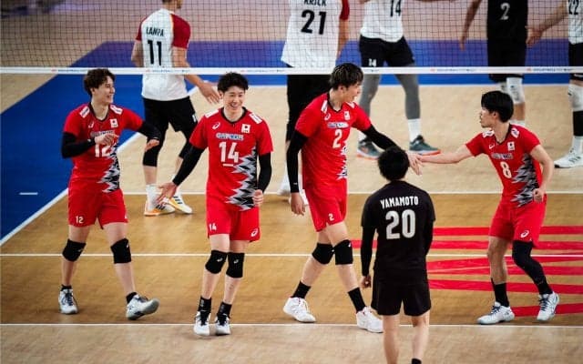 男子日本代表　VNL福岡大会2戦目はドイツにフルセットで逆転勝利