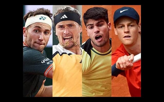 全仏OP男子4強出揃う