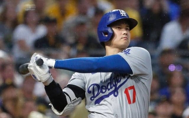 大谷翔平は「打てていませんでした…今までは」　“弱点”突かれ3球三振→剛球粉砕、米唖然
