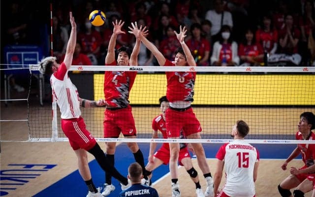 男子日本代表　世界ランク1位のポーランドに敗れVNL福岡大会初黒星