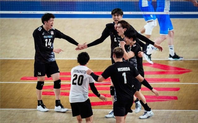 男子日本代表　スロベニアに快勝しVNL福岡大会は3勝1敗で終了