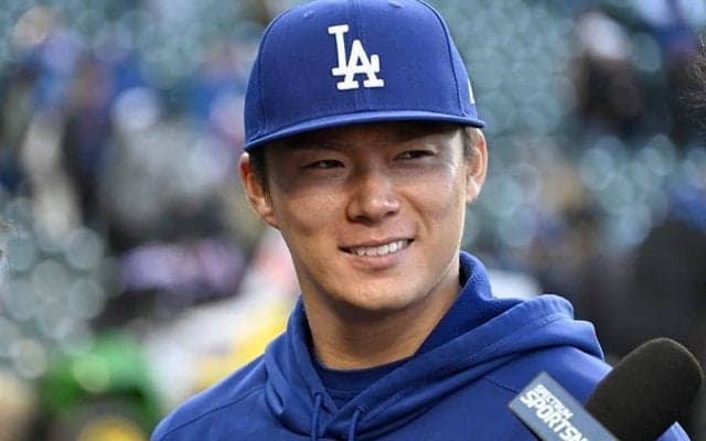 NYで奇跡の共演…山本由伸と怪物が「豪華すぎる」　ド軍が公開、私服の2人にファン熱狂