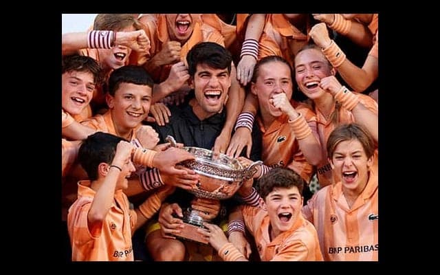 アルカラス 全仏V「夢見てきた」