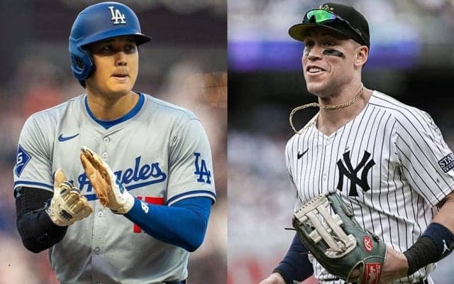 大谷翔平、ジャッジの巨体は「見慣れないサイズ」　23発の圧倒的打棒は「勉強になる」