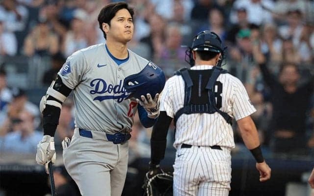 大谷翔平、技あり二塁打も4連勝ならず　打率.310に降下…ヤ軍3連戦は13の2と沈黙