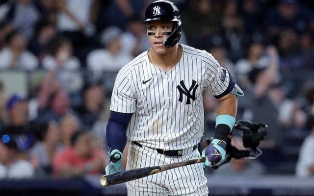 ジャッジ、走者・大谷翔平に脱帽　強肩150キロ送球、補殺狙うも「いやぁ足が速いね」