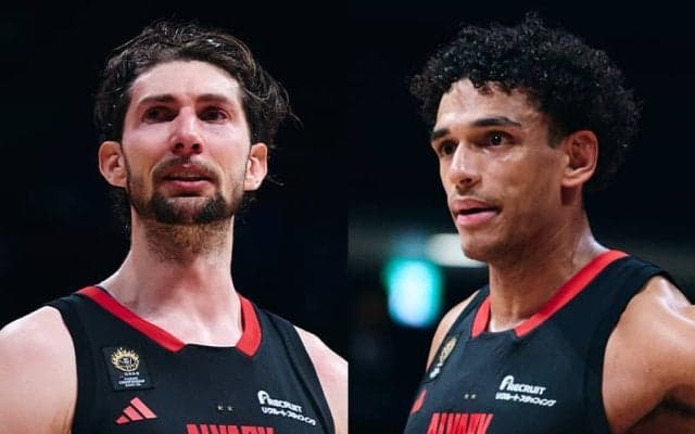 A東京がサイズ＆ロシターの主力2名と契約継続「来季こそ優勝できると心から信じています」