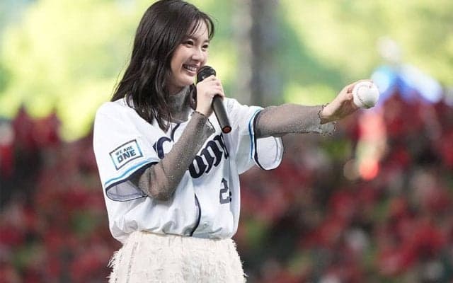 試合後に降臨した“女神”「かわいすぎます」　勝利に「わ～～」…ファンから感謝殺到