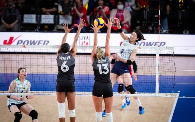 女子日本代表　カナダにフルセットで逆転負け