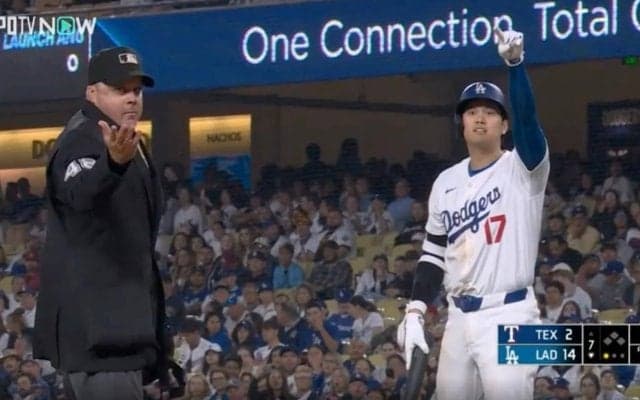 おい、当たってるだろ！大谷翔平への“死球”で物議　一体、何が起こった…！？ 審判のありえない行動に球場騒然「大谷さんも苦笑してるw」「大丈夫か？」